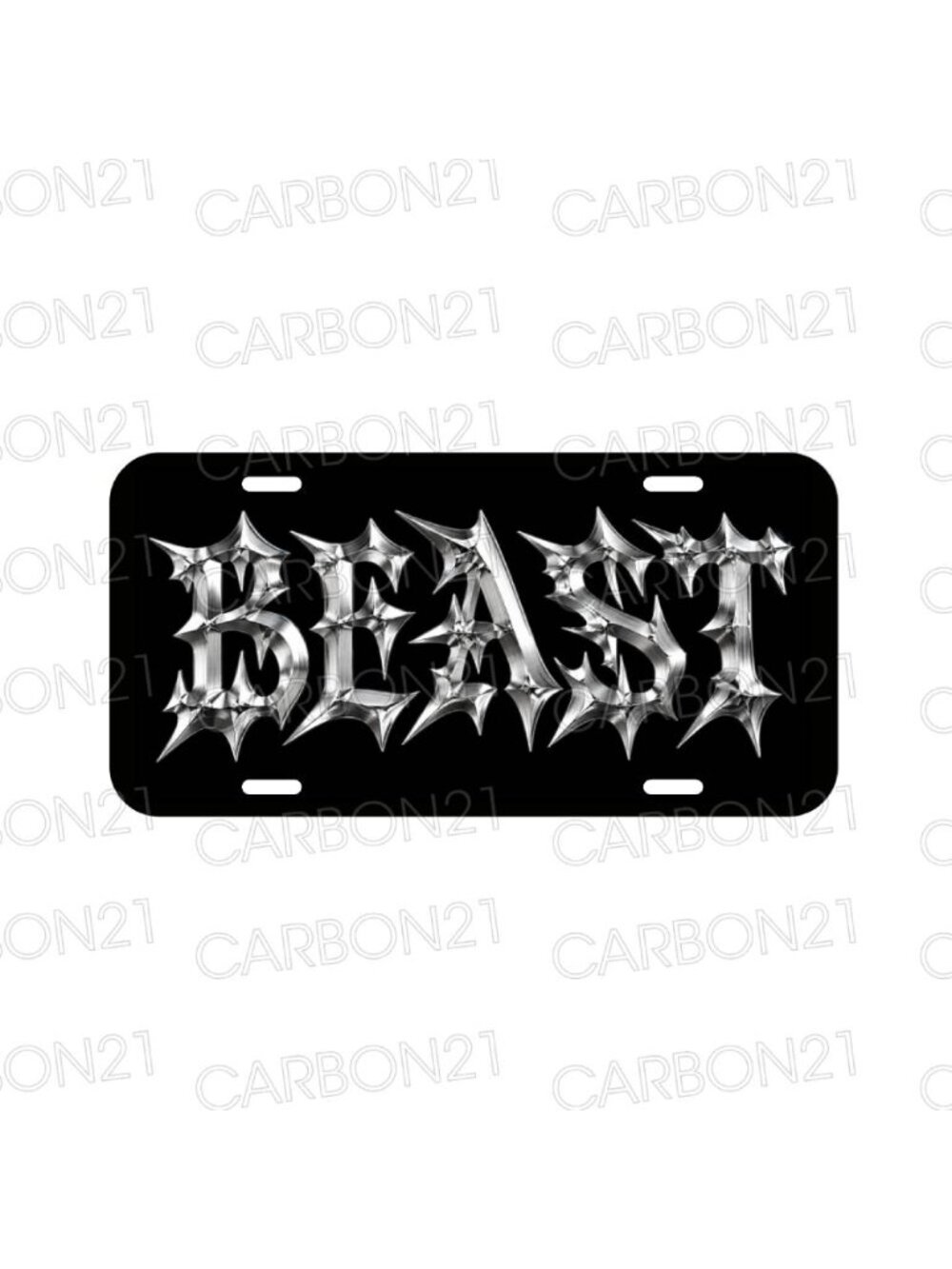 BEAST V8 Electric V6 Off Road 4x4 Cyber Aluminum License Plate CAR SUV Truck NEW